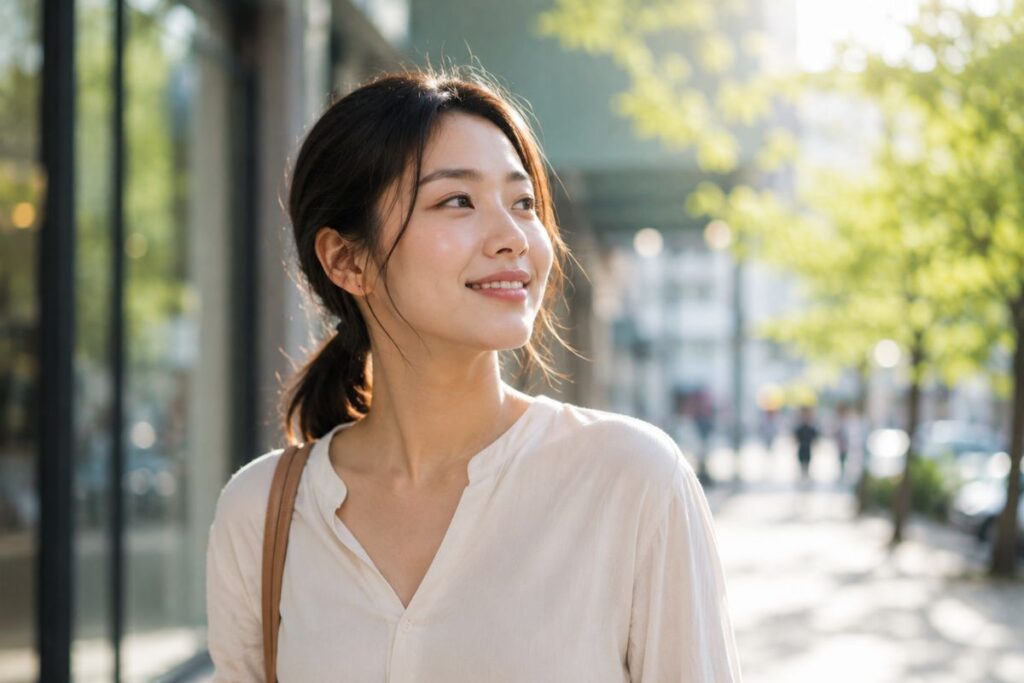 Healthy glowing skin supported by consistent Korean-inspired skincare and professional treatments