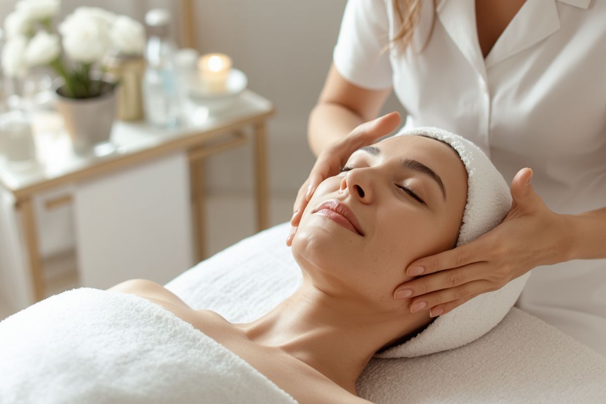 Professional Korean-inspired facial for sensitive skin